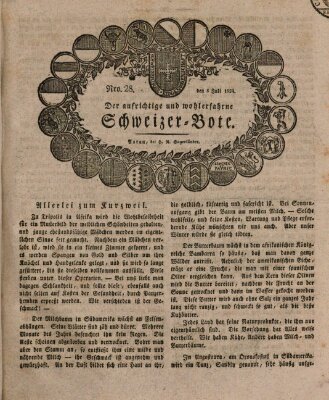 Der aufrichtige und wohlerfahrene Schweizer-Bote (Der Schweizer-Bote) Donnerstag 8. Juli 1824