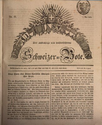 Der aufrichtige und wohlerfahrene Schweizer-Bote (Der Schweizer-Bote) Donnerstag 6. Mai 1830