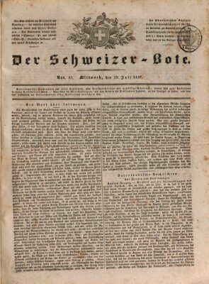 Der Schweizer-Bote Mittwoch 19. Juli 1837