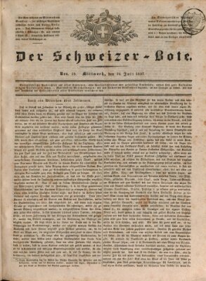Der Schweizer-Bote Mittwoch 26. Juli 1837