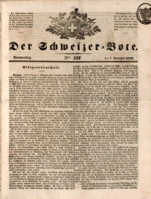 Der Schweizer-Bote Donnerstag 3. November 1842