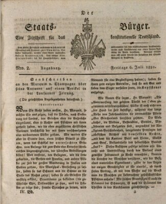 Der Staats-Bürger Freitag 6. Juli 1821
