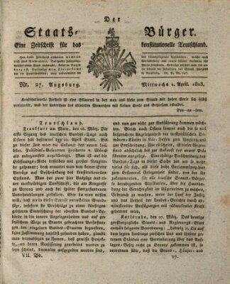 Der Staats-Bürger Mittwoch 2. April 1823