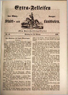 Würzburger Stadt- und Landbote Sonntag 10. Februar 1850