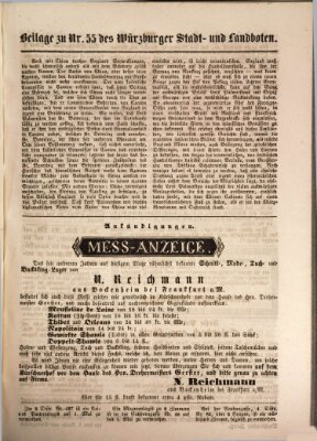 Würzburger Stadt- und Landbote Dienstag 5. März 1850