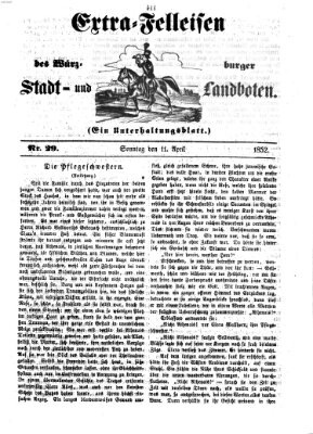 Würzburger Stadt- und Landbote Sonntag 11. April 1852