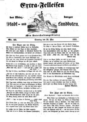 Würzburger Stadt- und Landbote Sonntag 29. Mai 1853
