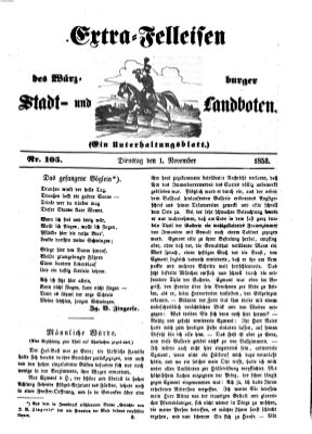 Würzburger Stadt- und Landbote Dienstag 1. November 1853