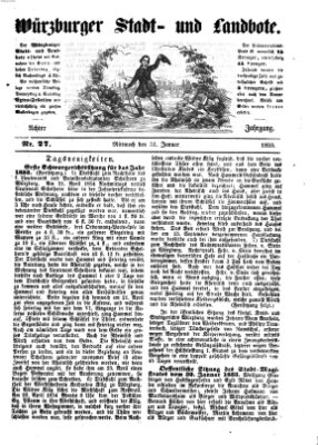 Würzburger Stadt- und Landbote Mittwoch 31. Januar 1855