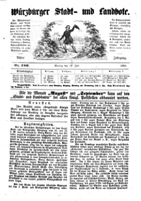Würzburger Stadt- und Landbote Montag 30. Juli 1855
