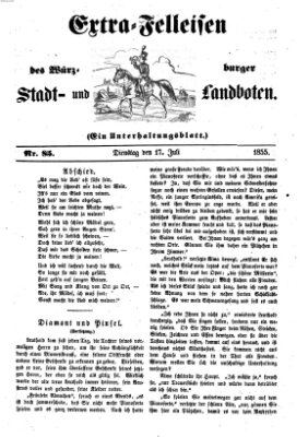 Würzburger Stadt- und Landbote Dienstag 17. Juli 1855