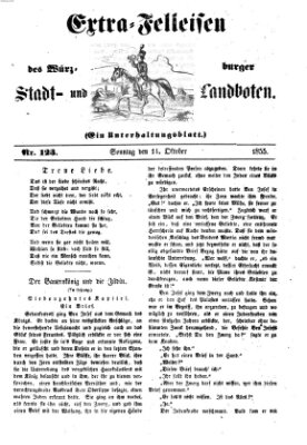 Würzburger Stadt- und Landbote Sonntag 14. Oktober 1855