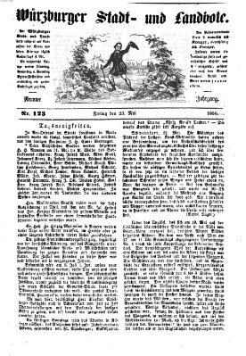 Würzburger Stadt- und Landbote Freitag 23. Mai 1856