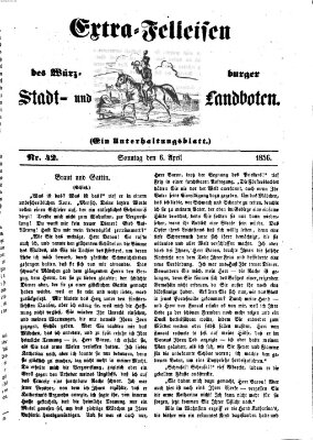 Würzburger Stadt- und Landbote Sonntag 6. April 1856