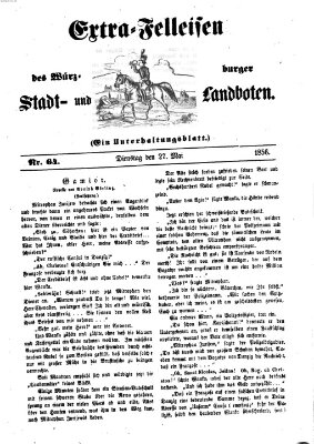 Würzburger Stadt- und Landbote Dienstag 27. Mai 1856