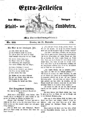 Würzburger Stadt- und Landbote Dienstag 23. September 1856