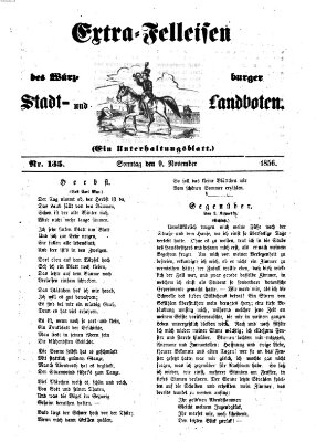 Würzburger Stadt- und Landbote Sonntag 9. November 1856