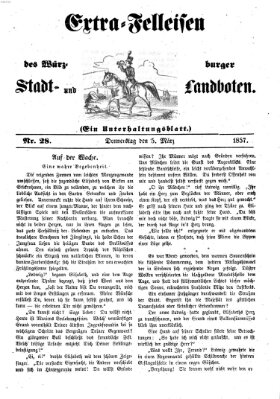 Würzburger Stadt- und Landbote Donnerstag 5. März 1857