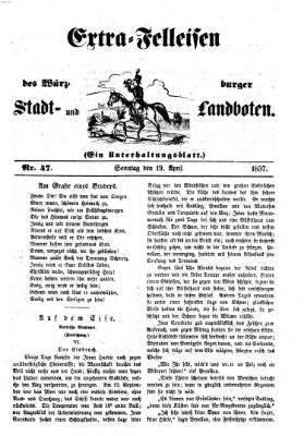 Würzburger Stadt- und Landbote Sonntag 19. April 1857