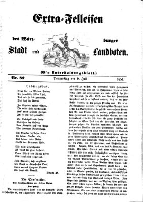 Würzburger Stadt- und Landbote Donnerstag 9. Juli 1857