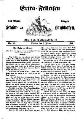 Würzburger Stadt- und Landbote Dienstag 9. Februar 1858