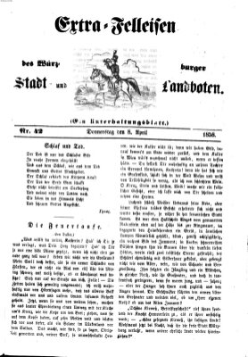 Würzburger Stadt- und Landbote Donnerstag 8. April 1858