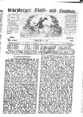 Würzburger Stadt- und Landbote Freitag 23. Juli 1858