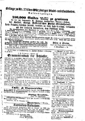 Würzburger Stadt- und Landbote Freitag 19. November 1858