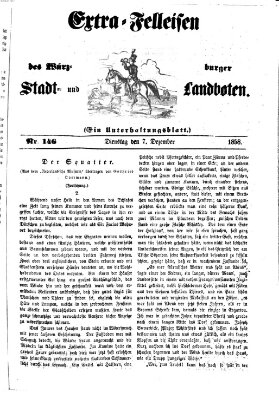 Würzburger Stadt- und Landbote Dienstag 7. Dezember 1858