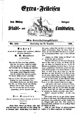 Würzburger Stadt- und Landbote Donnerstag 23. Dezember 1858