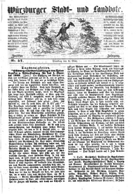 Würzburger Stadt- und Landbote Dienstag 8. März 1859