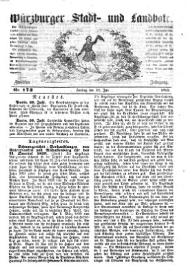 Würzburger Stadt- und Landbote Freitag 22. Juli 1859