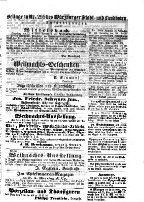Würzburger Stadt- und Landbote Montag 12. Dezember 1859