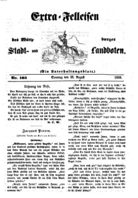 Würzburger Stadt- und Landbote Sonntag 28. August 1859