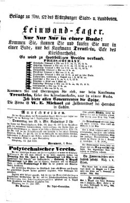 Würzburger Stadt- und Landbote Dienstag 21. Juli 1863