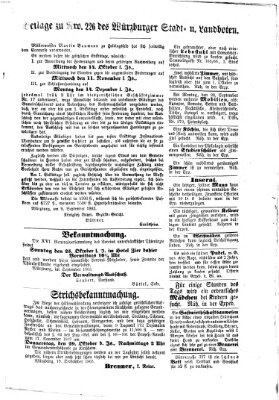 Würzburger Stadt- und Landbote Dienstag 22. September 1863