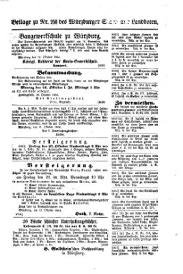 Würzburger Stadt- und Landbote Mittwoch 19. Oktober 1864