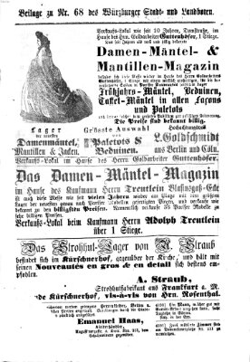 Würzburger Stadt- und Landbote Dienstag 21. März 1865