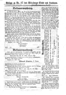 Würzburger Stadt- und Landbote Mittwoch 12. April 1865