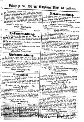 Würzburger Stadt- und Landbote Dienstag 22. August 1865