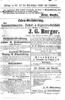 Würzburger Stadt- und Landbote Dienstag 13. März 1866
