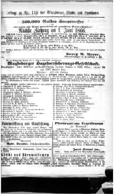 Würzburger Stadt- und Landbote Montag 14. Mai 1866