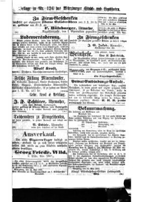 Würzburger Stadt- und Landbote Donnerstag 24. Mai 1866