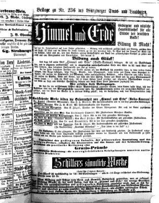 Würzburger Stadt- und Landbote Mittwoch 3. Oktober 1866