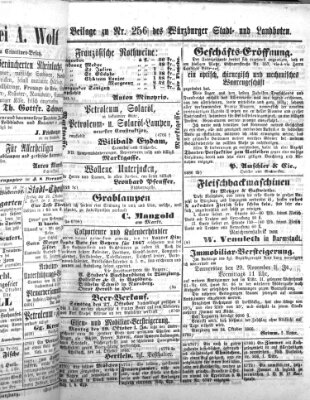 Würzburger Stadt- und Landbote Freitag 26. Oktober 1866