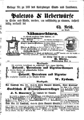 Würzburger Stadt- und Landbote Samstag 17. Juli 1869