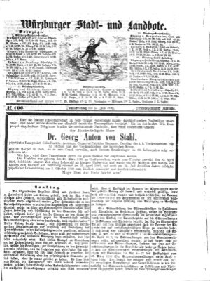Würzburger Stadt- und Landbote Donnerstag 14. Juli 1870