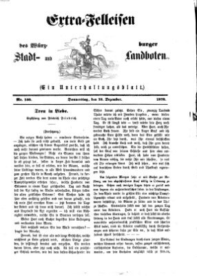 Extra-Felleisen (Würzburger Stadt- und Landbote) Donnerstag 15. Dezember 1870