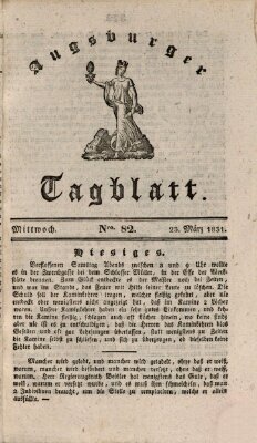 Augsburger Tagblatt Mittwoch 23. März 1831