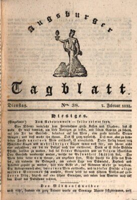 Augsburger Tagblatt Dienstag 7. Februar 1832